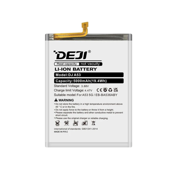 Baterija za samsung a336b/a536b galaxy a33 5g/a53 5g (eb-ba336aby) 5000mah deji