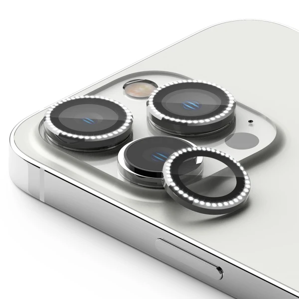 Folija za zastitu kamere diamond za iphone 16 pro (6.3)/16 pro max (6.9) siva