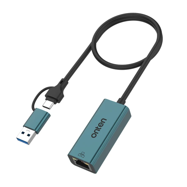 Adapter usb na ethernet rj45 (zenski) 100mbps 12cm (otn-ue106) onten