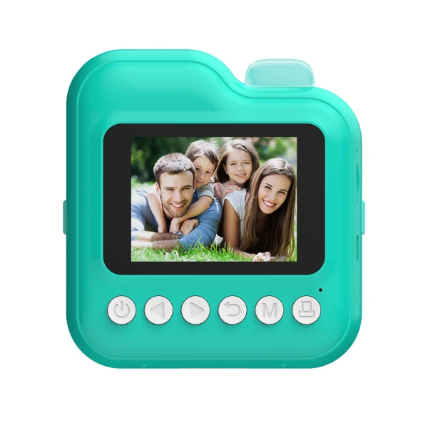 Mini kamera printer q6 plavi