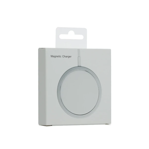 Bezicni punjac magsafe 15w sa type c kablom beli model 1