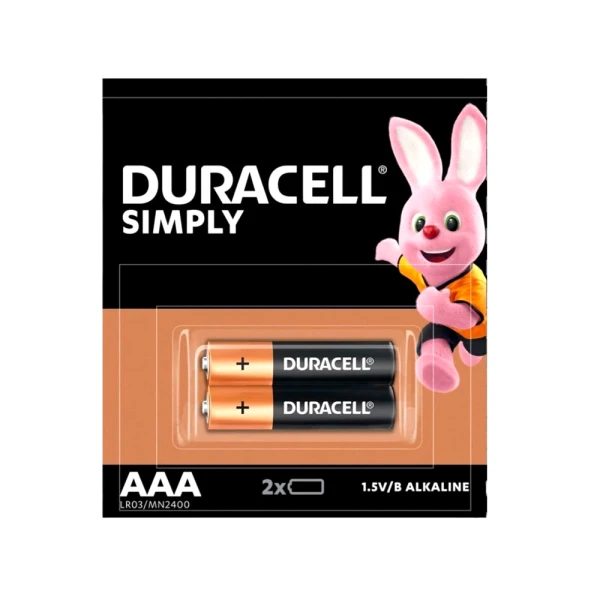 Baterija alkalna 1.5v aaa lr3 blister 2/1 duracell