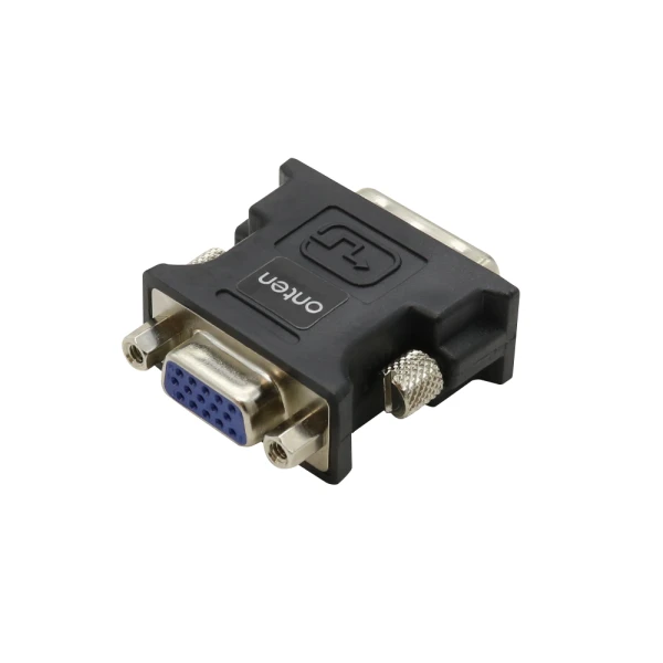 Adapter dvi 24+5 (muski) na vga (zenski) 2k 1080p pvc pun kalup (otn-7588) onten