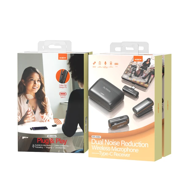 Mikrofoni bluetooth moxom mx-ax64 type-c crni