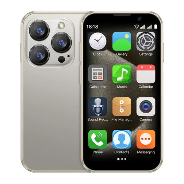 Mobilni telefon xs18 pro zlatni
