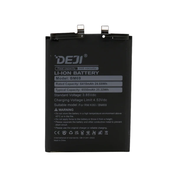 Baterija za xiaomi poco x7 pro/redmi k80/k80 pro (bm69) 6410mah deji
