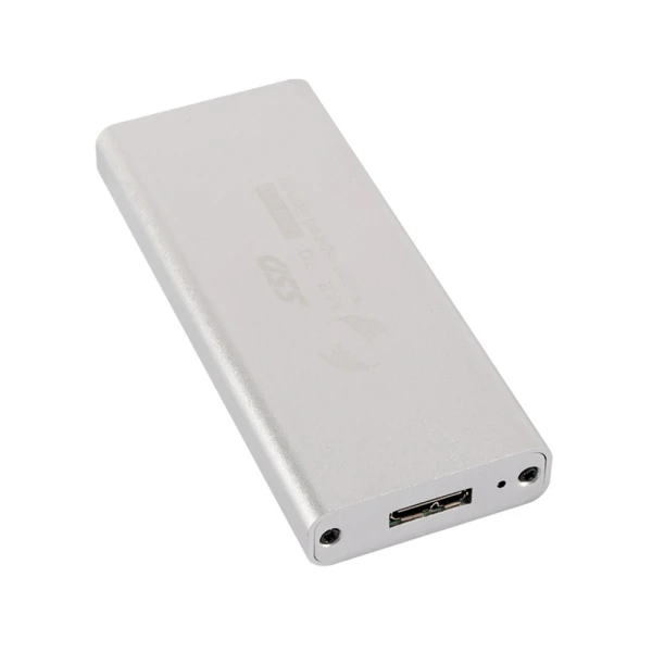 Adapter ssd nvme - usb 3.1 srebrni