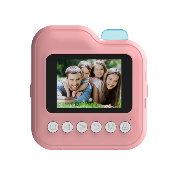 Mini kamera printer q6 pink
