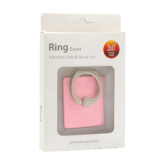 Drzac ring stent za mobilni telefon roze