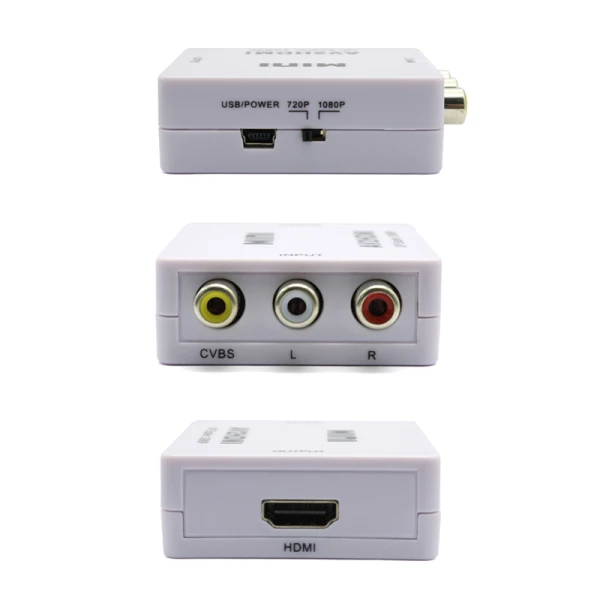 Adapter av na hdmi beli mini
