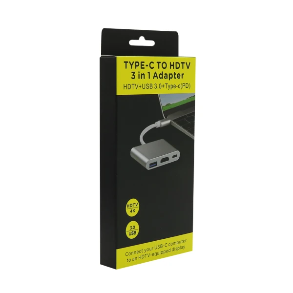 Adapter type c+hdmi+usb3.0 na type c