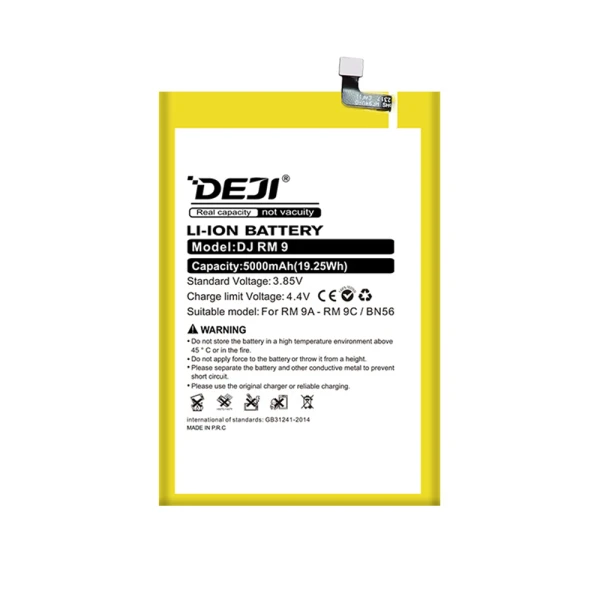 Baterija za xiaomi redmi 9a/9c/9i/9at/a1/poco c3/m2 pro (bn56) 5000mah deji