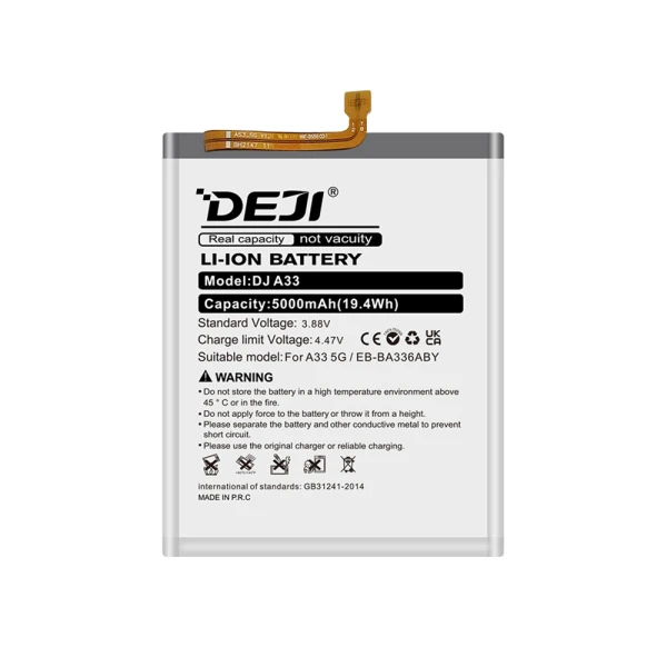 Baterija za samsung a336b/a536b galaxy a33 5g/a53 5g (eb-ba536aby) 5000mah deji