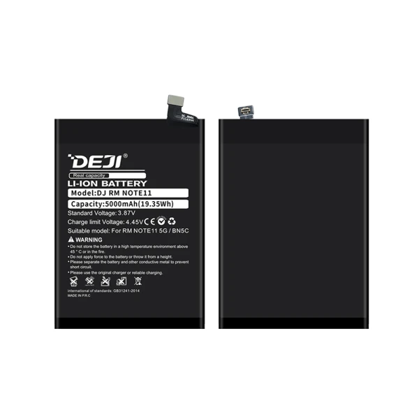 Baterija za xiaomi redmi note 11s 5g/poco m4 pro 5g (bn5c) 5000mah deji