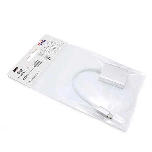 Adapter type c na hdmi srebrno-beli