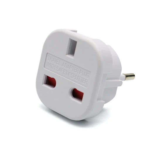 Adapter za punjac engleski beli