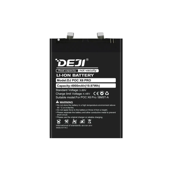 Baterija za xiaomi 13t/14t/redmi note 13 pro 4g/poco x6 pro 5g/poco m6 pro 4g (bm5t) 5000mah deji