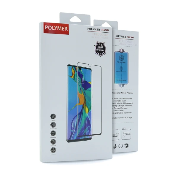Folija za zastitu ekrana polymer nano za iphone 15 pro max (6.7)/iphone 16 plus (6.7) crna