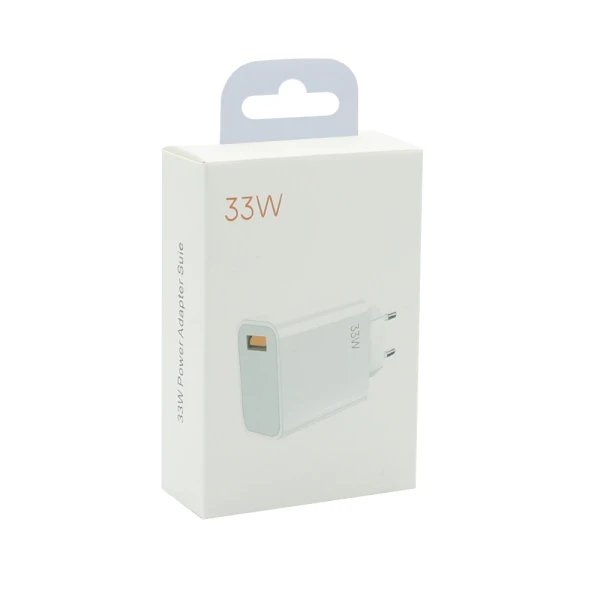 Kuciste punjaca super fast za xiaomi 33w beli