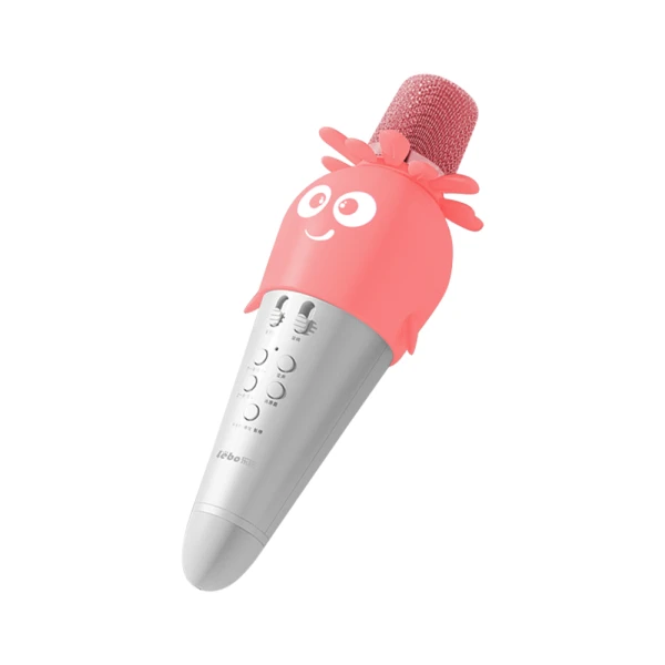 Mikrofon bluetooth k5 sargarepa pink