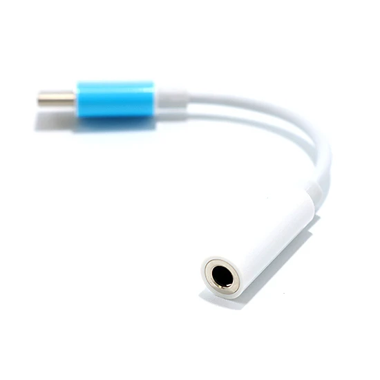 Adapter 3.5mm na type c beli digital ic - dac