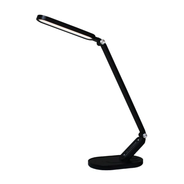 Stona LED lampa sa satom, podešavanjem svetla i USB punjenjem 10W OSRAM crna