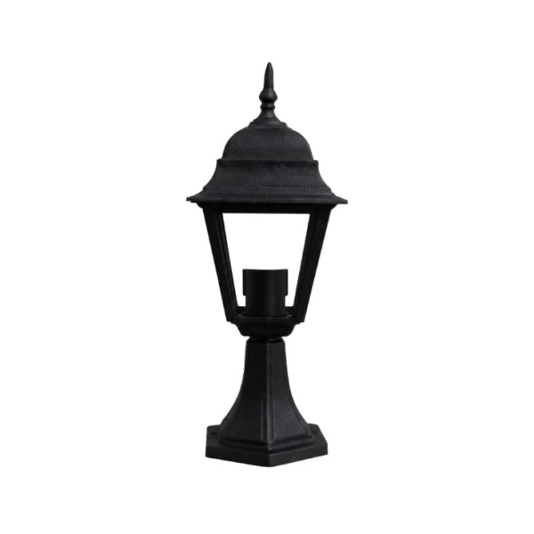 ARTE ILLUMINA stubna baštenska svetiljka E27, IP44, crna