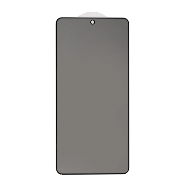 Zastitno staklo Tempered Glass Privacy 2.5D full glue za Samsung S937B Galaxy S25 Edge crni (fingerprint unlock)