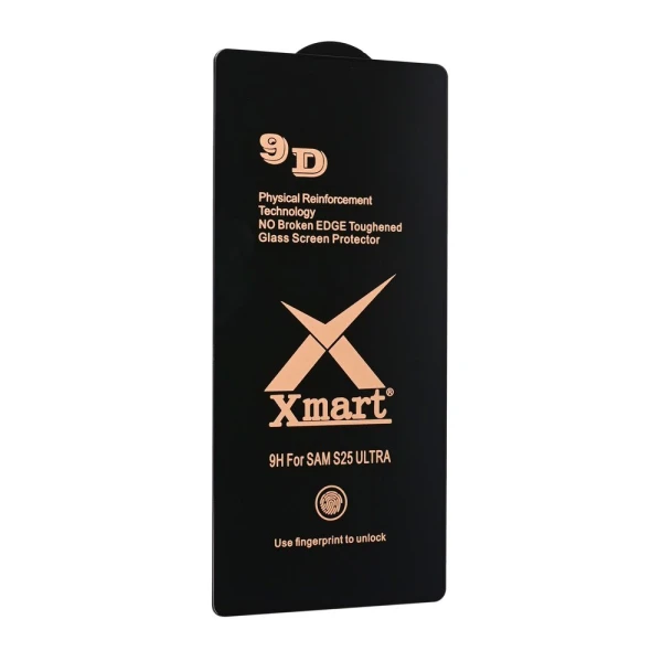 Zastitno staklo Tempered Glass X Mart 9D za Samsung S938B Galaxy S25 Ultra (fingerprint unlock)