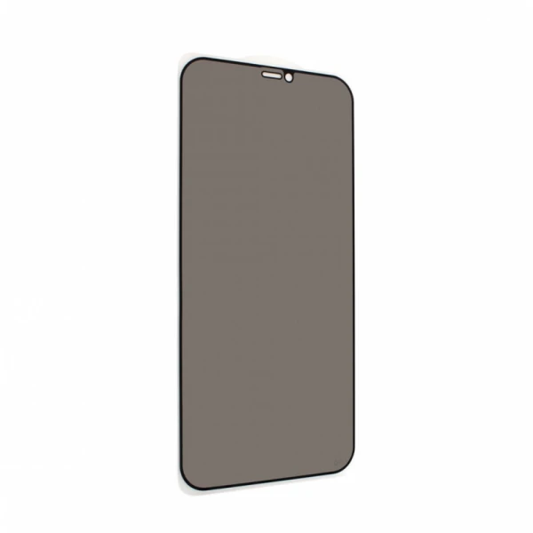 Zastitno staklo Tempered Glass Privacy 2.5D full glue za iPhone 12 Max Pro 6.7 crna