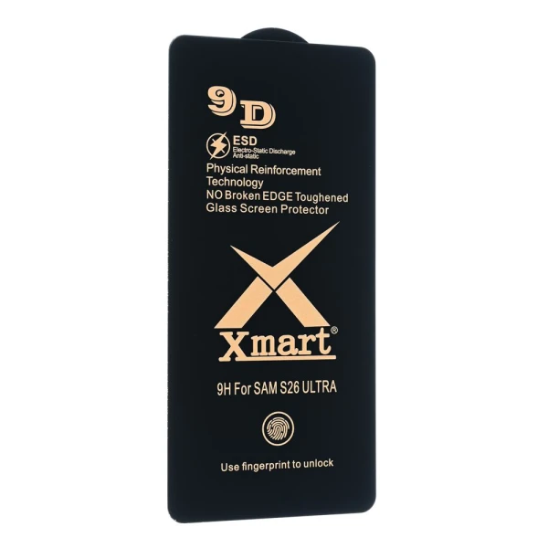 Zastitno staklo Tempered Glass X Mart 9D za Samsung S948B Galaxy S26 Ultra (fingerprint unlock)