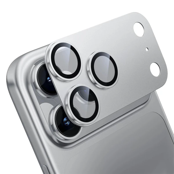 Zastita kamere Full Cover za iPhone 17 Pro srebrna
