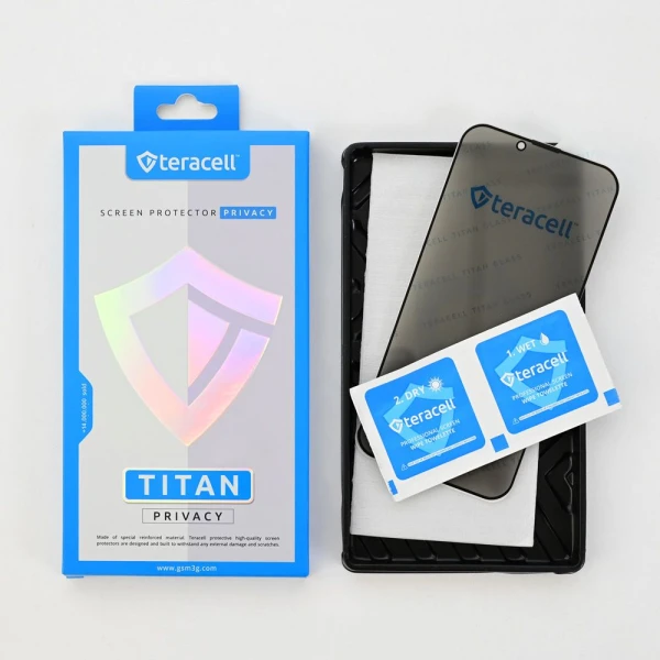 Zastitno staklo Tempered Glass Privacy Teracell Titan 2.5D za iPhone 11 Pro 5.8 crni