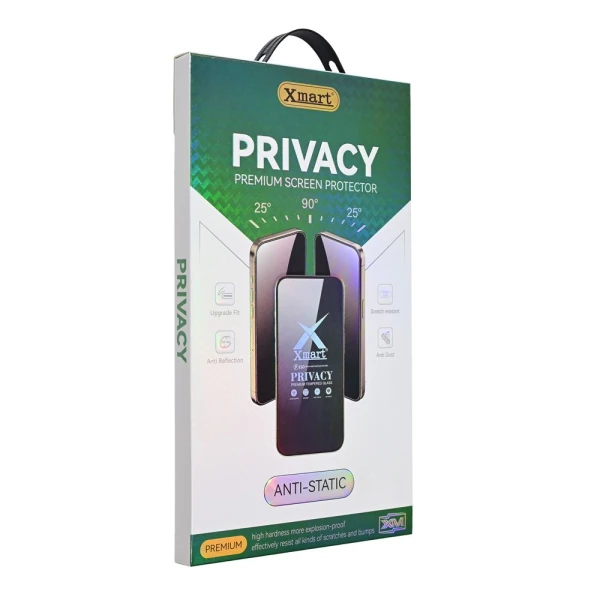 Zastitno staklo Tempered glass X mart 9D Privacy za iPhone 16 Pro Max 6.9