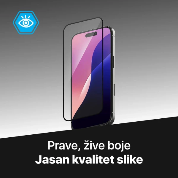Zastitno staklo Tempered glass Teracell Titan 2.5D za Samsung S928B Galaxy S24 Ultra crni (fingerprint unlock)