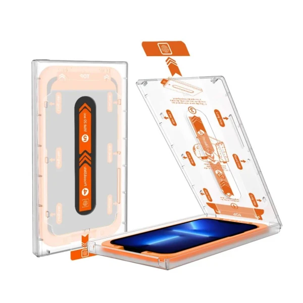Zastitno Staklo Tempered glass 2.5D dust free Box za iPhone XR/11 6.1 crni