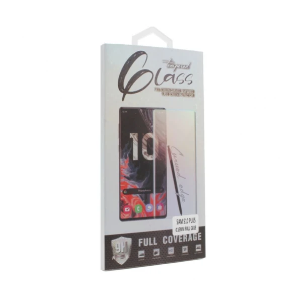 Zastitno staklo Tempered Glass full glue 0.15mm za Samsung G975 S10 Plus zakrivljeni crni