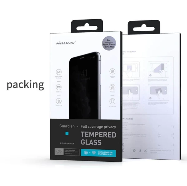 Zastitno Staklo Tempered glass Nillkin Guardian za iPhone 13 Pro Max/14 Plus 6.7 crni