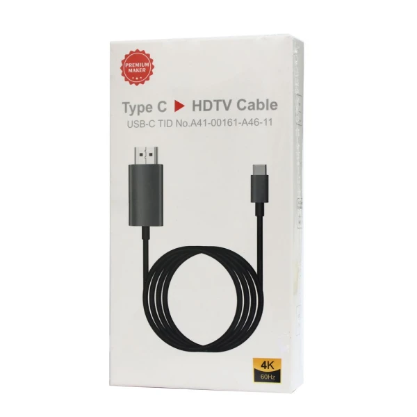 Adapter Type C na HDMI M 4K 60Hz sivi