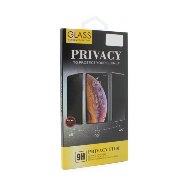 Zastitno staklo Tempered Glass Privacy 2.5D full glue za iPhone X crni