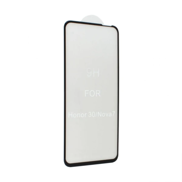 Zastitno Staklo Tempered glass 2.5D full glue za Huawei Honor 30 crni