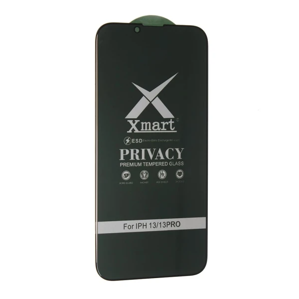 Zastitno Staklo Tempered glass X mart 9D Privacy za iPhone 13/13 Pro/14/16e/17e 6.1