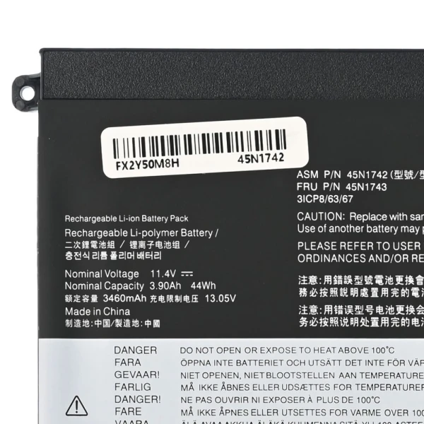 Baterija za laptop Lenovo ThinkPad T550s unutrasnja baterija HQ2200 M