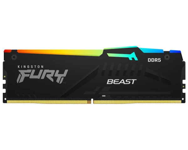 KINGSTON DIMM DDR5 32GB 6000MT/s KF560C36BBE2A-32 FURY Beast Black RGB EXPO
