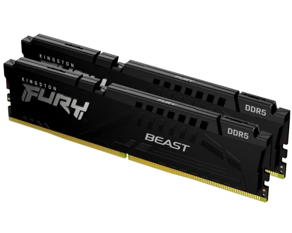 KINGSTON DIMM DDR5 32GB (2x16GB kit) 6400MT/s KF564C32BBEK2-32 FURY Beast Black EXPO