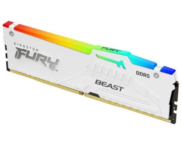 KINGSTON DIMM DDR5 32GB 5600MT/s KF556C36BWEA-32 Fury Beast RGB White Expo