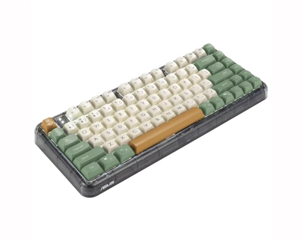 ASUS KD201 Jelly75 Keyboard Milk White Wireless tastatura