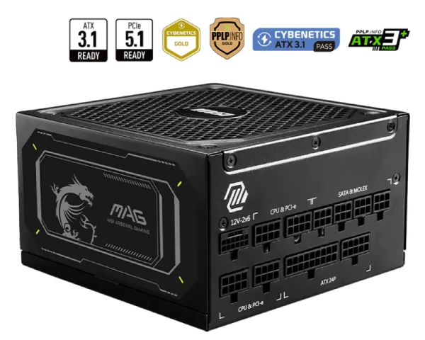 MSI MAG A1000GL PCIE5 II 1000W napajanje 7Y