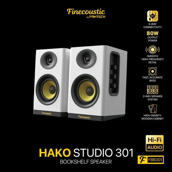 Bluetooth zvucnik Fantech FBB301 Hako Studio beli