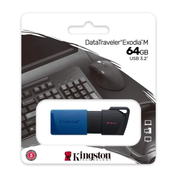 Kingston Data Traveler Exodia Onyx DTXM USB flash memorija 64GB 3.2 crna